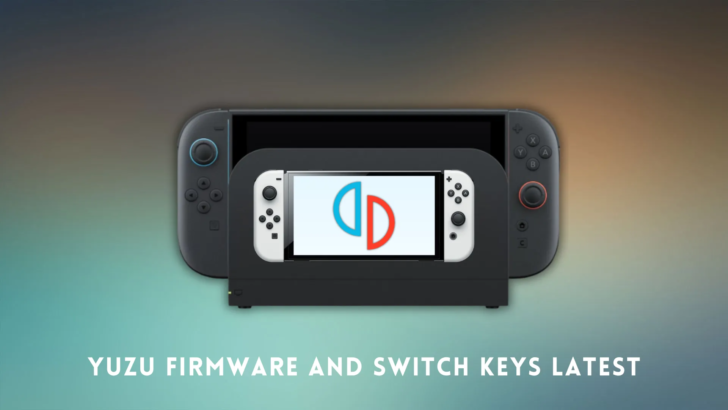 Yuzu Firmware and Switch Keys Latest download