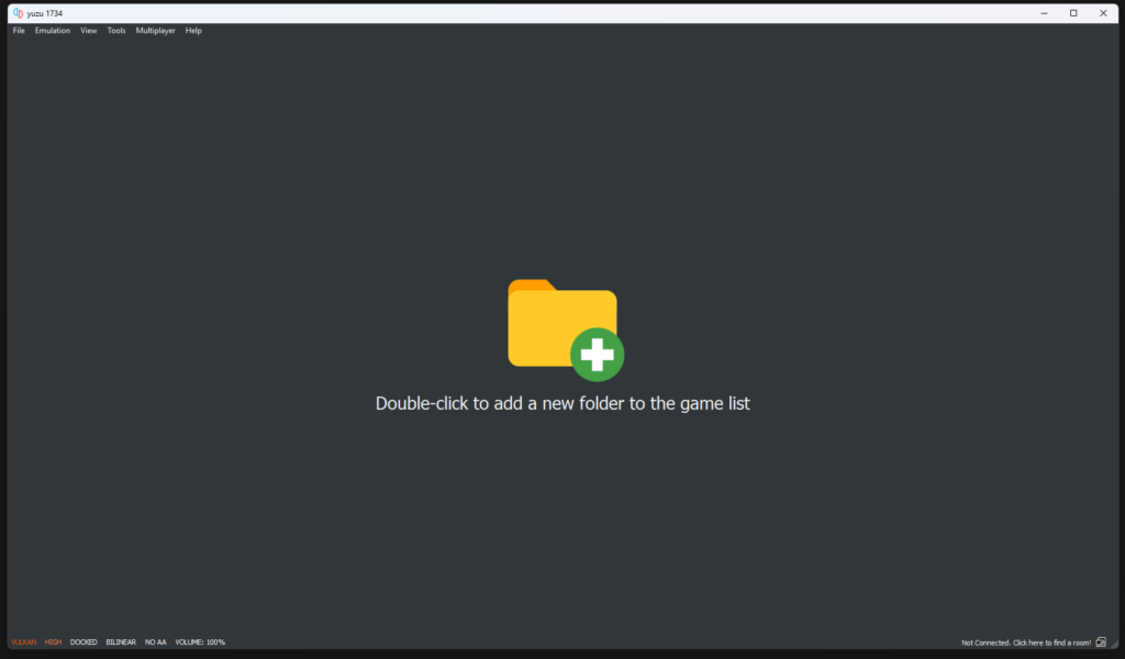 downloaded yuzu prod key files, open the Yuzu emulator
