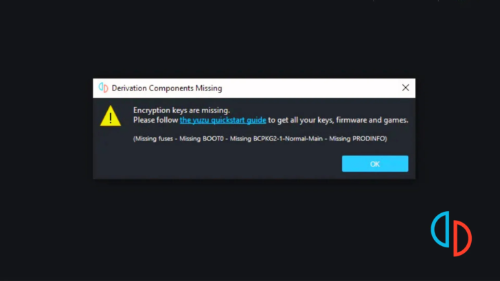 yuzu Encryption keys are missing Error